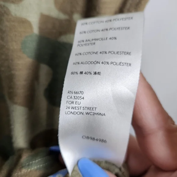 We the Free Camo Short Sleeve Graphic Top Medium - Picture 6 of 7